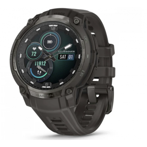 Garmin Instinct Crossover Amoled Charcoal with Charcoal Silicone